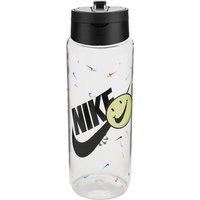 NIKE TR Renew Recharge Straw Trinkflasche 709 ml 968 - clear/black/black von Nike