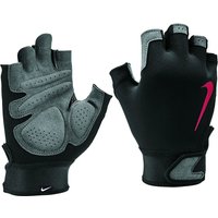 NIKE Ultimate Fitness Gloves Trainingshandschuhe Herren 074 black/LT crimson/LT crimson M von Nike