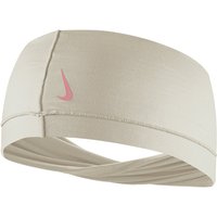 NIKE W Yoga Headband Wide Twist 115 - lt orewood brn/pinksicle von Nike