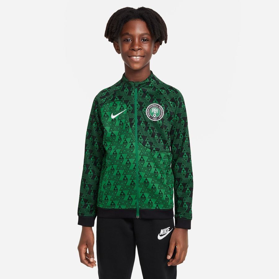 Nigeria Trainingsjacke Academy Pro Anthem - Grün/Schwarz/Weiß Kinder von Nike