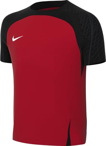 Nike, Big Kids' Short-Sleeve Soccer Top (Stock), Fußball-T-Shirt, Universität Rot/Schwarz/Weiß, XL, Unisex -Kind von Nike