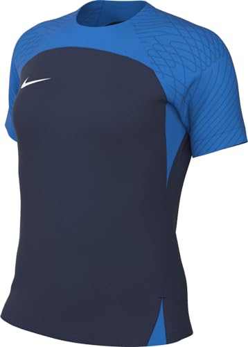 Nike, Women's Short-Sleeve Soccer Jersey (Stock), Fußball-T-Shirt, Mitternacht Marine/Foto Blau/Weiß, M, Donna von Nike