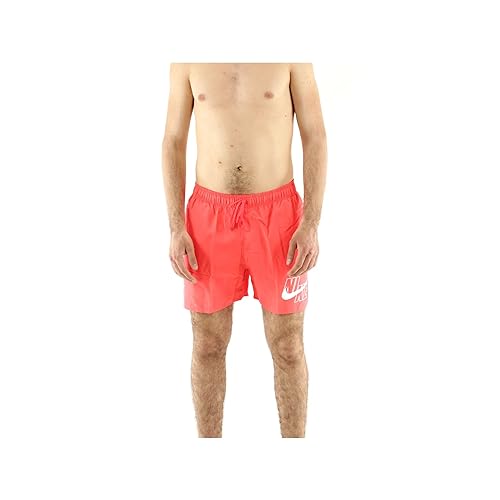 Nike Herren 5" Volley Short schwimmanzug, Bright Crimson, M EU von NIKE SWIM