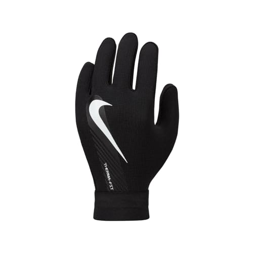 Nike Therma-FIT Academy Gloves, Black/Black/White, M von Nike