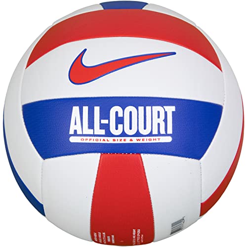 Nike All Court Volleyball Ball (5, White/red) von Nike