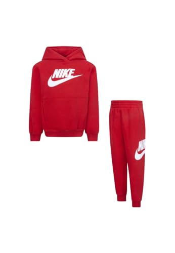 Nike - Anzug bestehend aus Sweatshirt und Hose - Sweatshirt mit Kapuze - Sweatshirt mit Kängurutaschen - Sweatshirt mit gesticktem Logo - Hose mit verstellbarem Bund mit Kordelzug - Hose mit von Nike