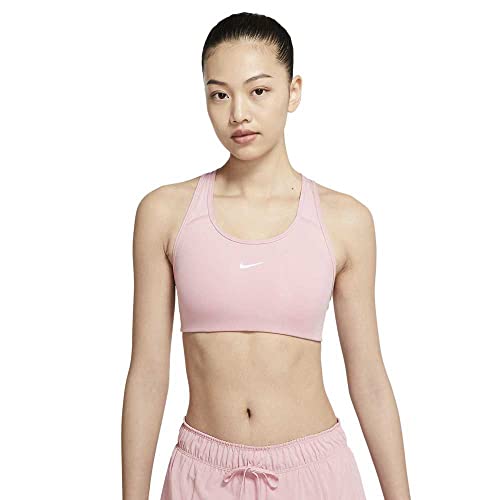 Nike BV3636 W NK DF SWSH 1PP BRA Sports bra women's pink glaze/white XS von Nike