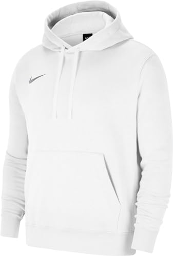 Nike Herren M Nk Flc Park20 Po Hoodie Sweatshirt, White/White/Wolf Grey, L EU von Nike