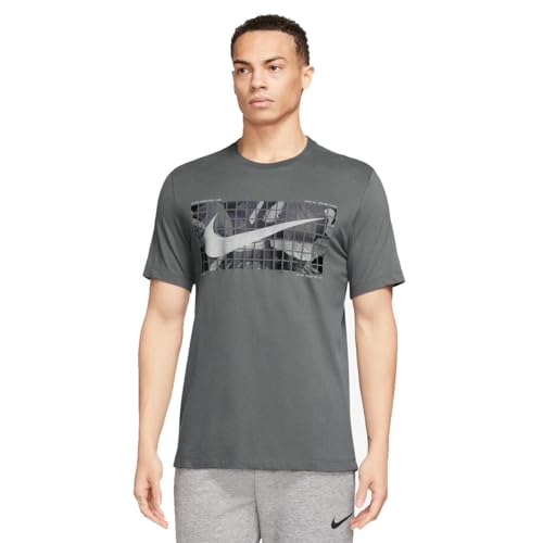 Nike Camo T-Shirt Iron Grey S von Nike
