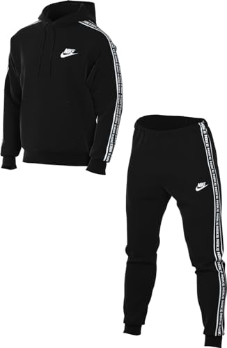 Nike Club Trainingsanzug Black/White L von Nike