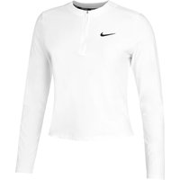 Nike Court Dri-Fit Advantage Longsleeve Damen in weiß von Nike