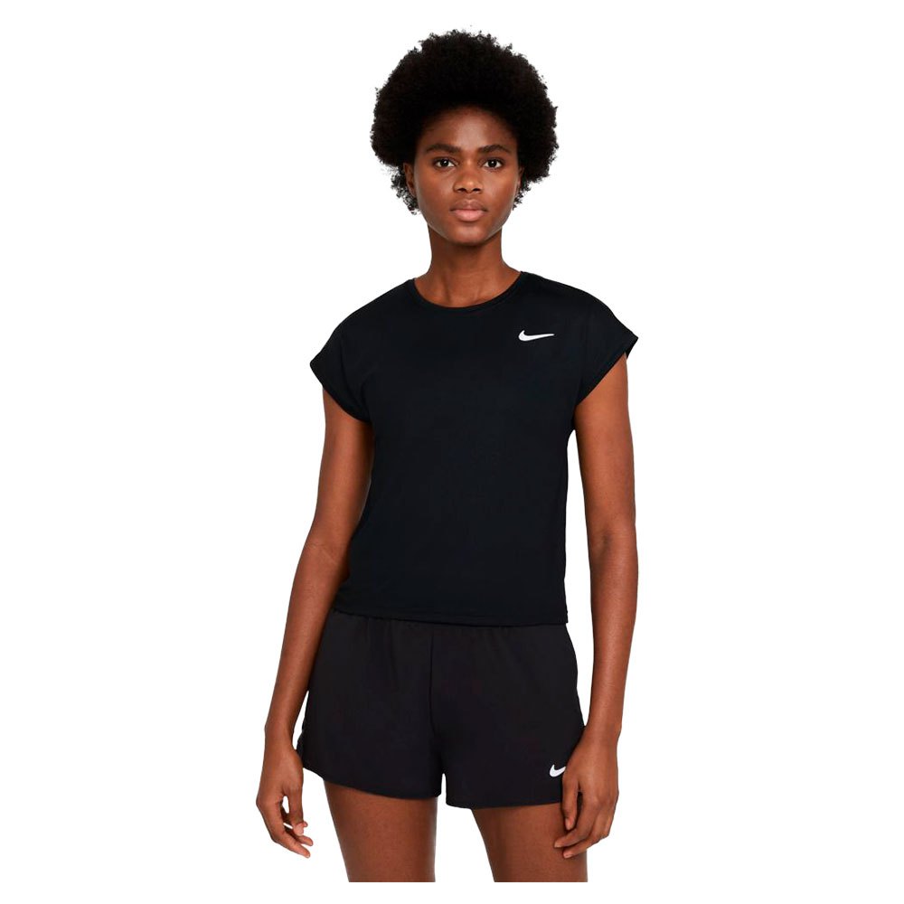 Nike Court Dri Fit Victory Big Short Sleeve T-shirt Schwarz 1X Frau von Nike