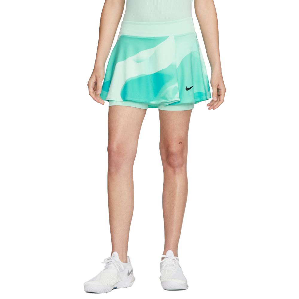 Nike Court Dri Fit Victory Printed Skirt Grün S / Regular Frau von Nike