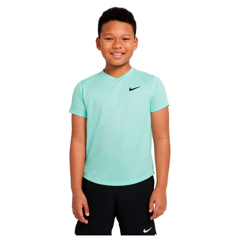 Nike Court Dri Fit Victory Short Sleeve T-shirt Grün 10-12 Years Junge von Nike