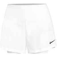 Nike Court Dri-fit Advantage Shorts Damen Weiß - S von Nike