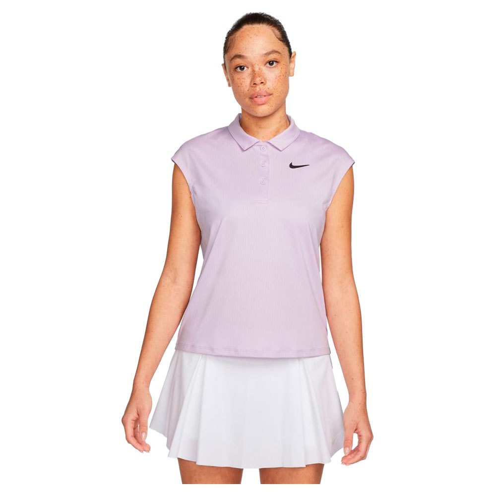 Nike Court Victory Short Sleeve Polo Rosa L Frau von Nike