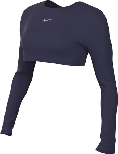 Nike Crop T-Shirt Purple Ink/Purple Cosmos/Rush L von Nike