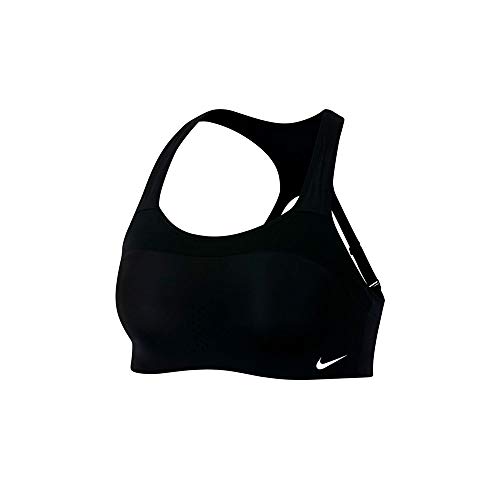 Nike Damen Sport-BH Alpha, Black/White, S/D, AJ0340 von Nike