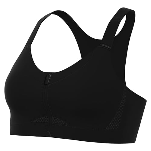 Nike Damen Alpha Sport-bh für Damen Sport BH, Black/Black/Dk Smoke Grey/Dk S, XS EU von Nike