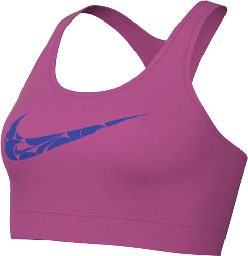 Nike Damen Bra W Nk Swsh Ls Hbr Bra, Alchemy Pink/Hyper Royal, FN2898-605, 2XL von Nike