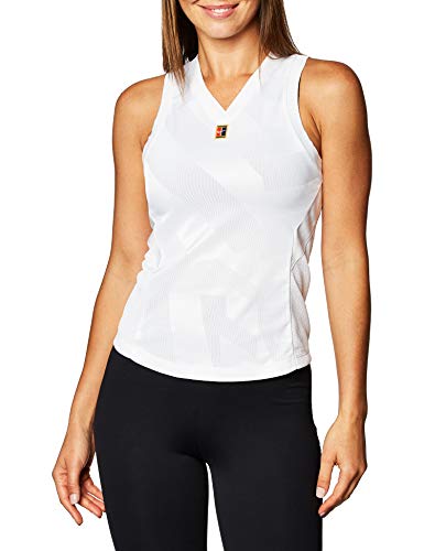 Nike Damen Court Dri-fit Slam Tanktop, Weiß, S EU von Nike