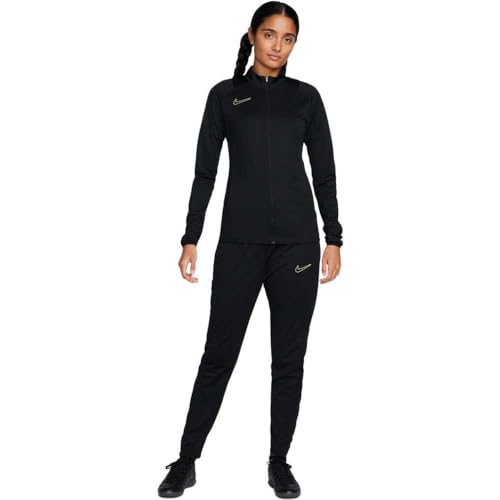 Nike Damen Dri-fit Academy Trainingsanzug, Schwarz/Metallic-Gold, XL von Nike