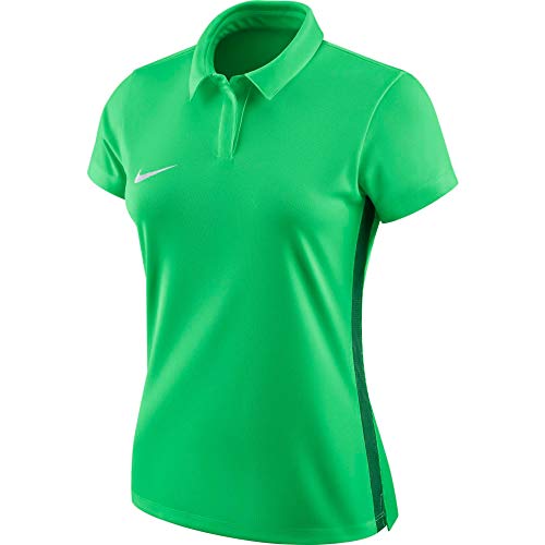 Nike Damen Dry Academy 18 Poloshirt, Light Green Spark/Pine Green/White, L von Nike