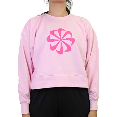 Nike Damen Icon Clash Dry Pt Tp Gd Sweatshirt, Pink Foam/Hyper Pink, S von Nike