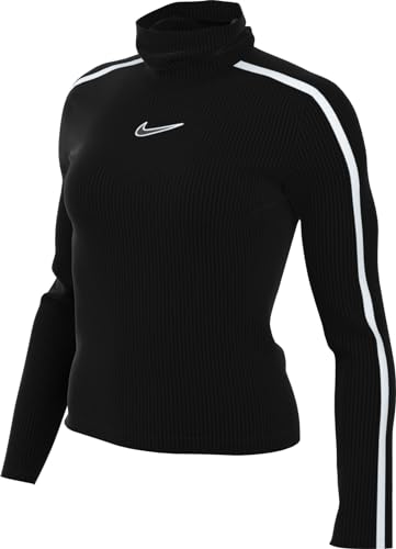 Nike Damen Langarm Oberteil W NSW Ls Top Sw, Black/White, FV4990-010, L von Nike