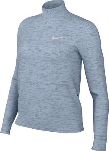 Nike Damen Long Sleeve Top W Nk Swift Elmnt Df Uv Hz Top, Lt Armory Blue/Reflective Silv, FB4316-440, S von Nike