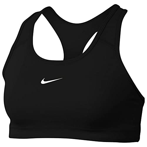 Nike Damen Med Pad Bra Sports, Black/White, L von Nike