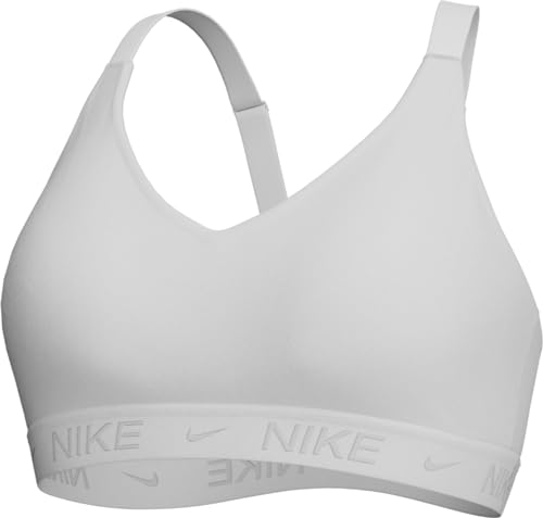 Nike Damen Sport-BH Dri-Fit Indy Medium Support Bra, White, FD1065-100, XL von Nike