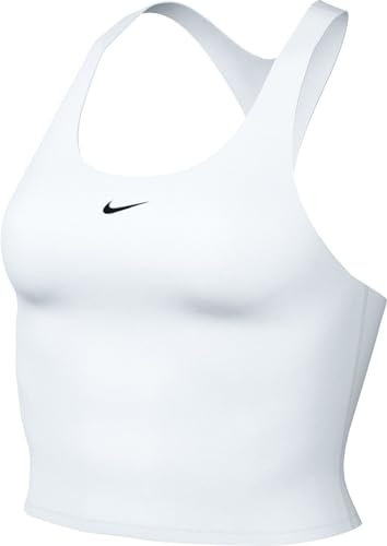 Nike Damen Sport-BH-Tanktop W Nk Df Swoosh Bra Tank, White/Stone Mauve/Black, DV9897-100, 2XL von Nike