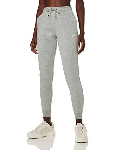 Nike Damen Sportswear Essential Jogginghose, Dark Grey Heather/White, XS von Nike
