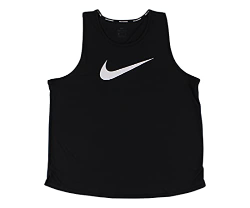 Nike Damen Swoosh Run Tanktop, Black/White, XS von Nike