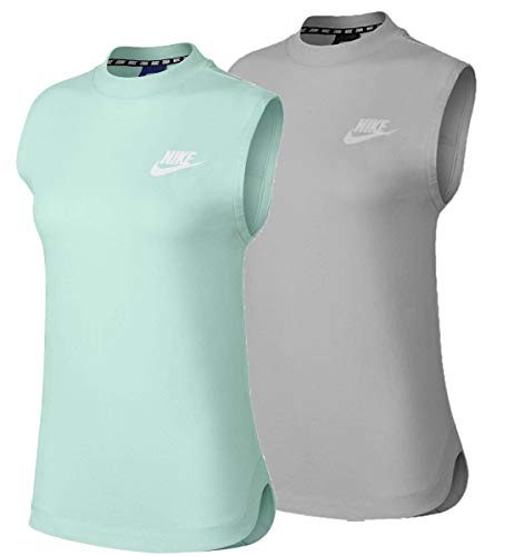 Nike Damen Tanktop Advance 15, Igloo/White, XXL von Nike