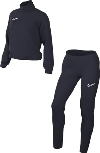 Nike Damen Trainingsanzug W Nk Dry Acd Trk Suit, Obsidian/White, FD4120-451, XL von Nike