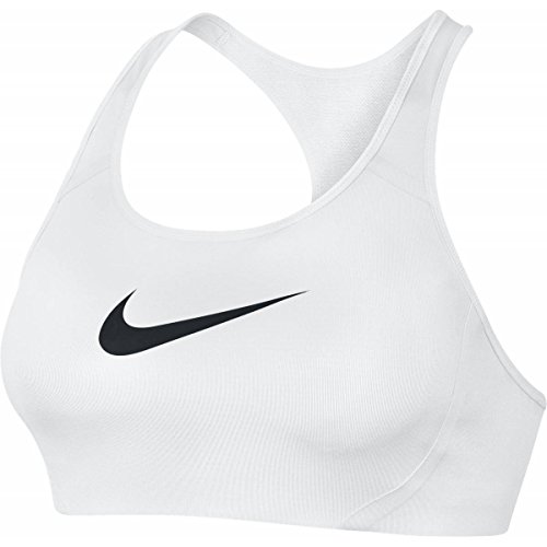 Nike Damen Victory Shape Sport-BH, weiß Black/White, XL von Nike