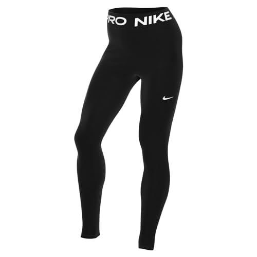 Nike Damen W Np 365 Tight Leggings, Black/White, L EU von Nike