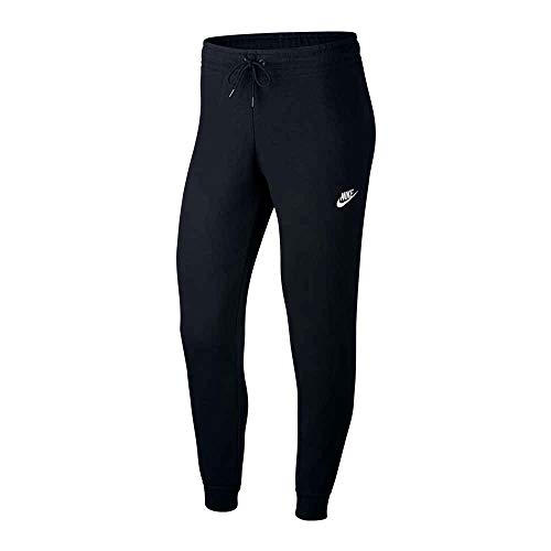 Nike Damen Nsw Essntl Reg Flc Sweatpants, Dark Grey Heather/White, 21 EU von Nike