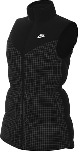 Nike Damen W Nsw Essntl Ecdwn Gs Vest, Black/White, FB8794-010, M von Nike