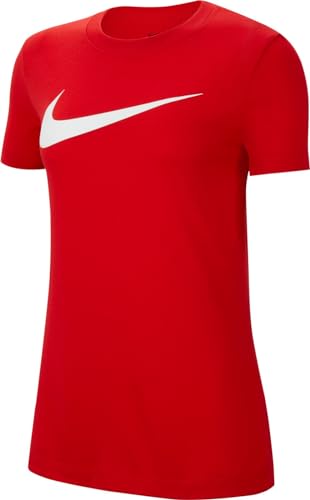 Nike Damen Women's Team Club 20 Tee T Shirt, University Red/White, L EU von Nike