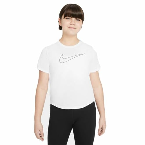 Nike Df One Ss T-Shirt White/Black M von Nike
