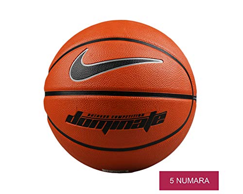 Nike Dominate Basketball 8P 5 amber/black/mtlc platinum/black von Nike