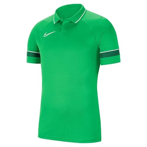 Nike, Dri-Fit Academy, Polo Hemd, Lt Green Funken/Weiß/Kiefer Grün/Weiß, XL, Mann von Nike