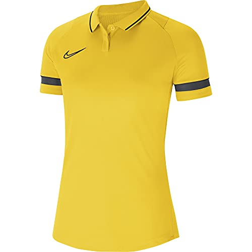 Nike Dri-FIT Academy Women's Soccer Polo, tour yellow/black/anthracite/black, XS von Nike