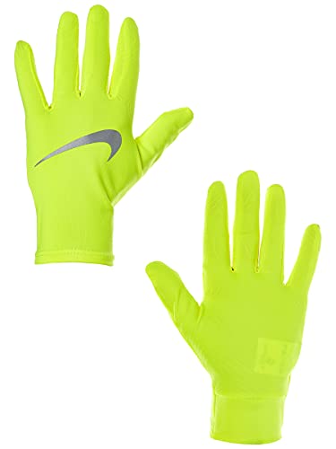 Nike Dri-FIT Miler Gloves N0003551-715, Unisex Gloves, Yellow, S/M EU von Nike