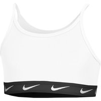 Nike Dri-Fit Big Kids Sport-BH Mädchen in weiß, Größe: L von Nike