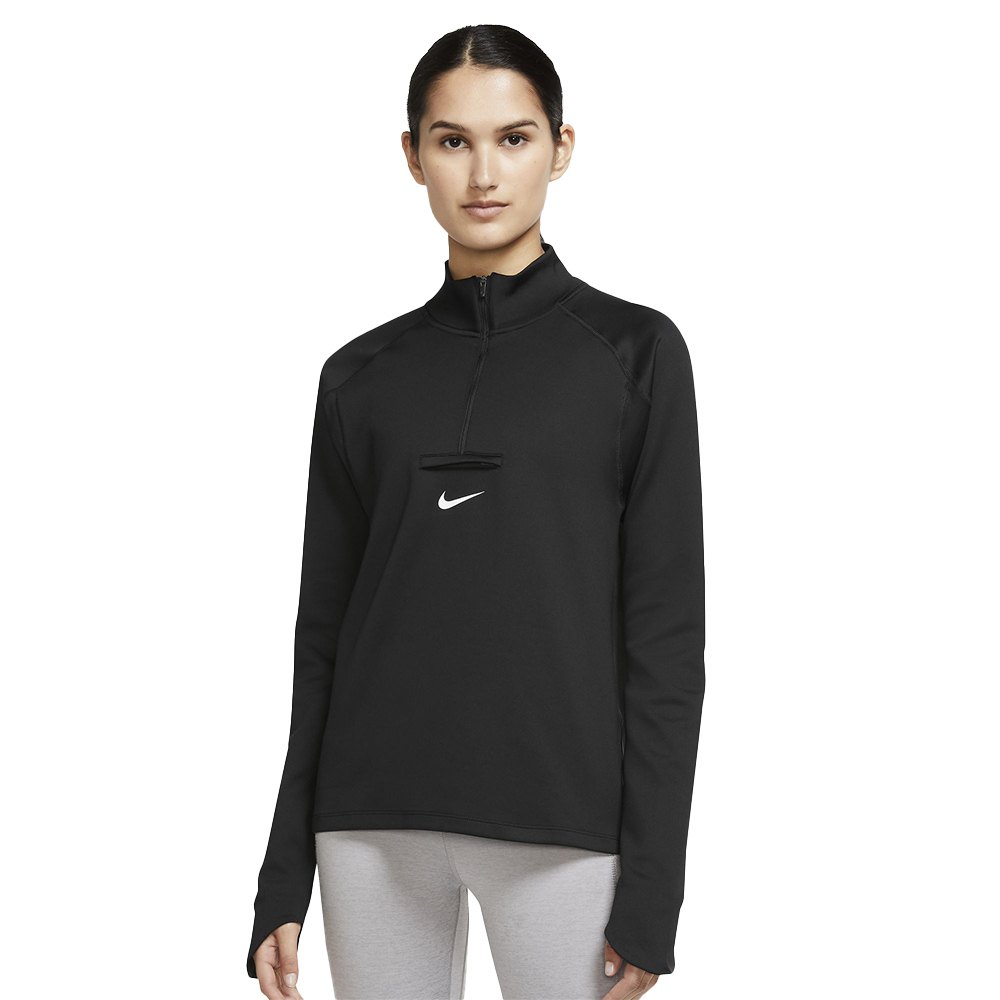 Nike Dri Fit Element Trail Midlayer Long Sleeve T-shirt Schwarz S Frau von Nike