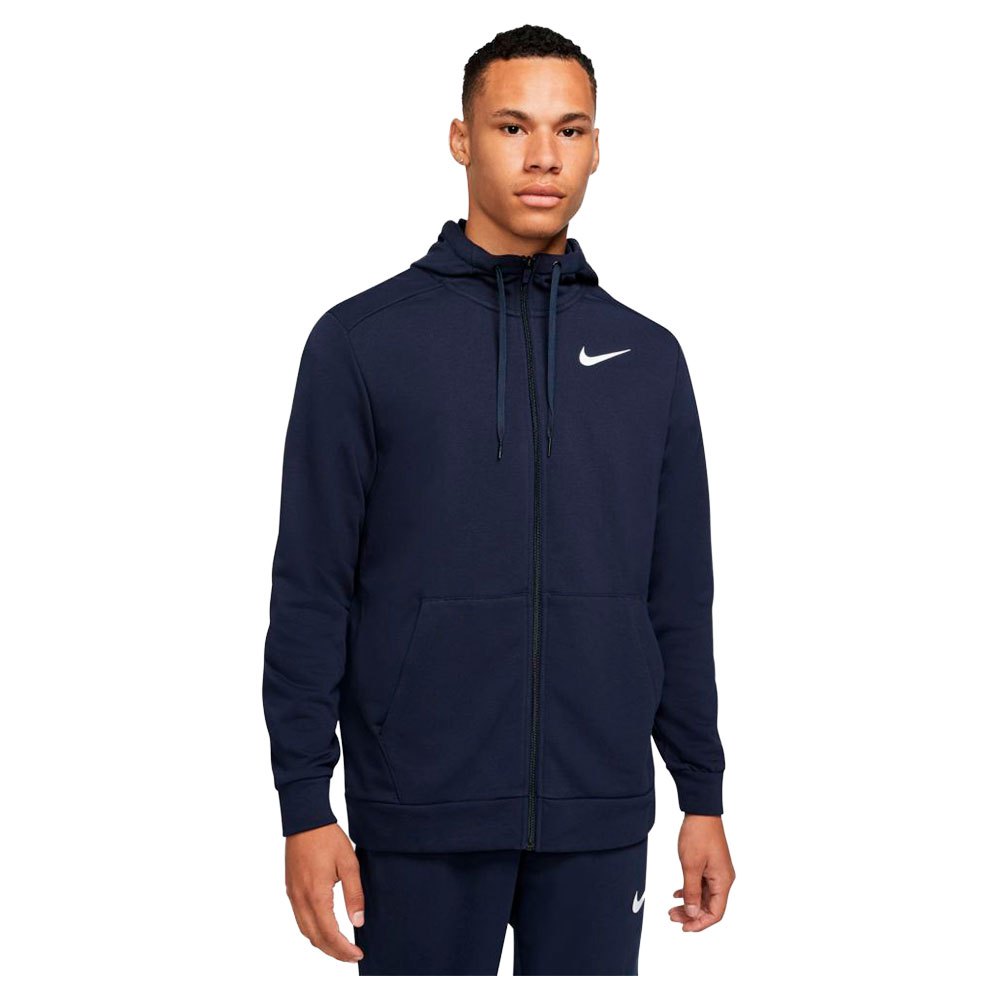 Nike Dri Fit Full Zip Sweatshirt Blau M / Regular Mann von Nike